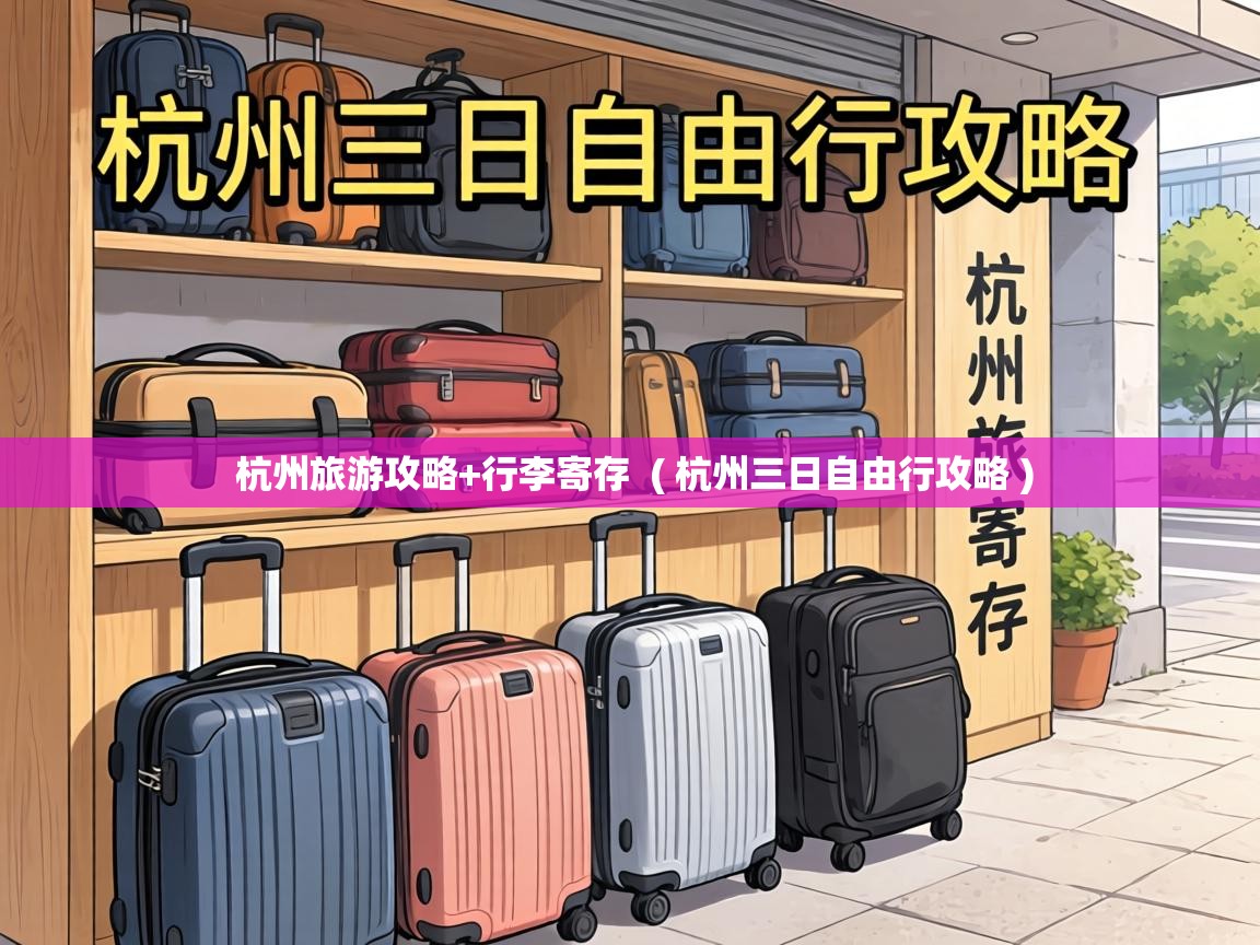  杭州旅游攻略+行李寄存  ( 杭州三日自由行攻略 )