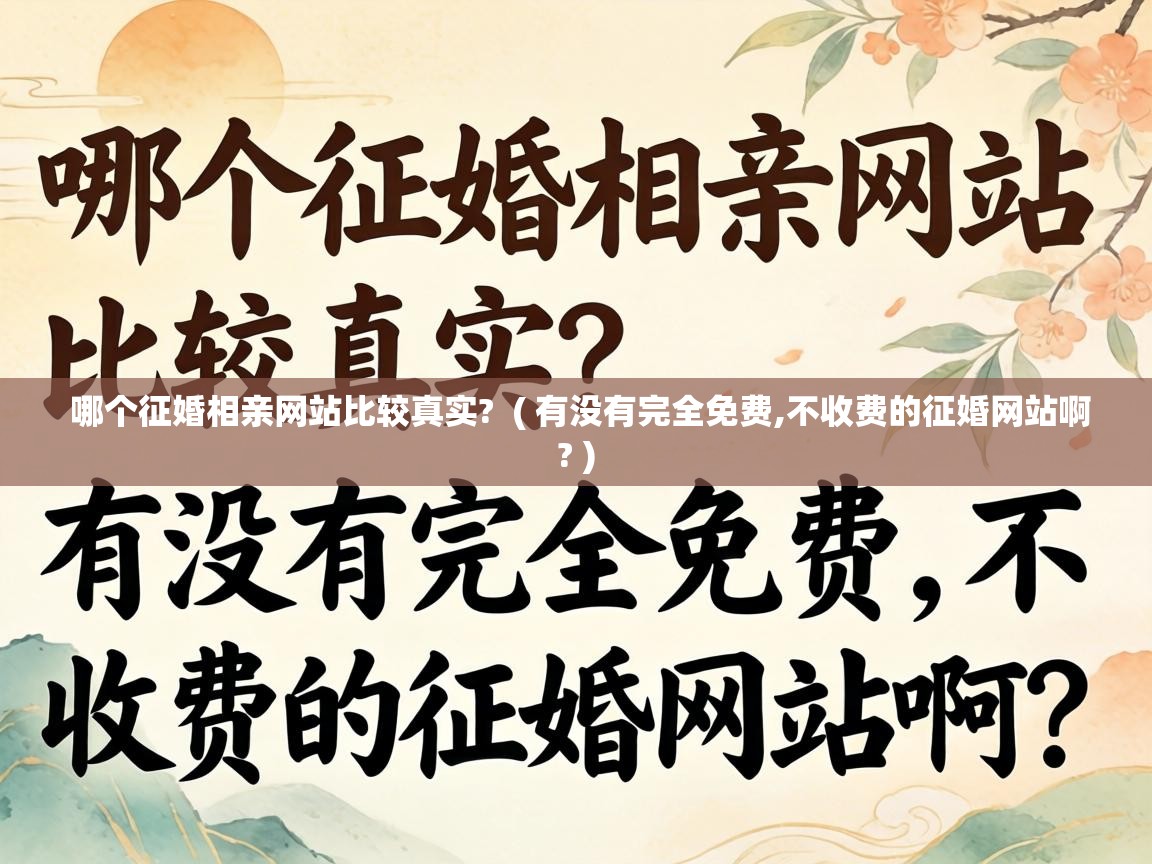 哪个征婚相亲网站比较真实?  ( 有没有完全免费,不收费的征婚网站啊? )