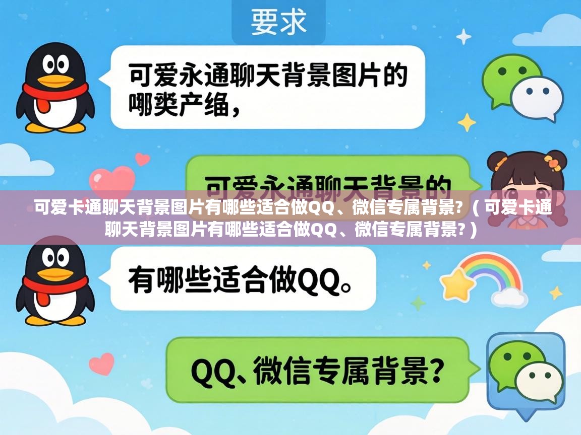  可爱卡通聊天背景图片有哪些适合做QQ、微信专属背景?  ( 可爱卡通聊天背景图片有哪些适合做QQ、微信专属背景? )