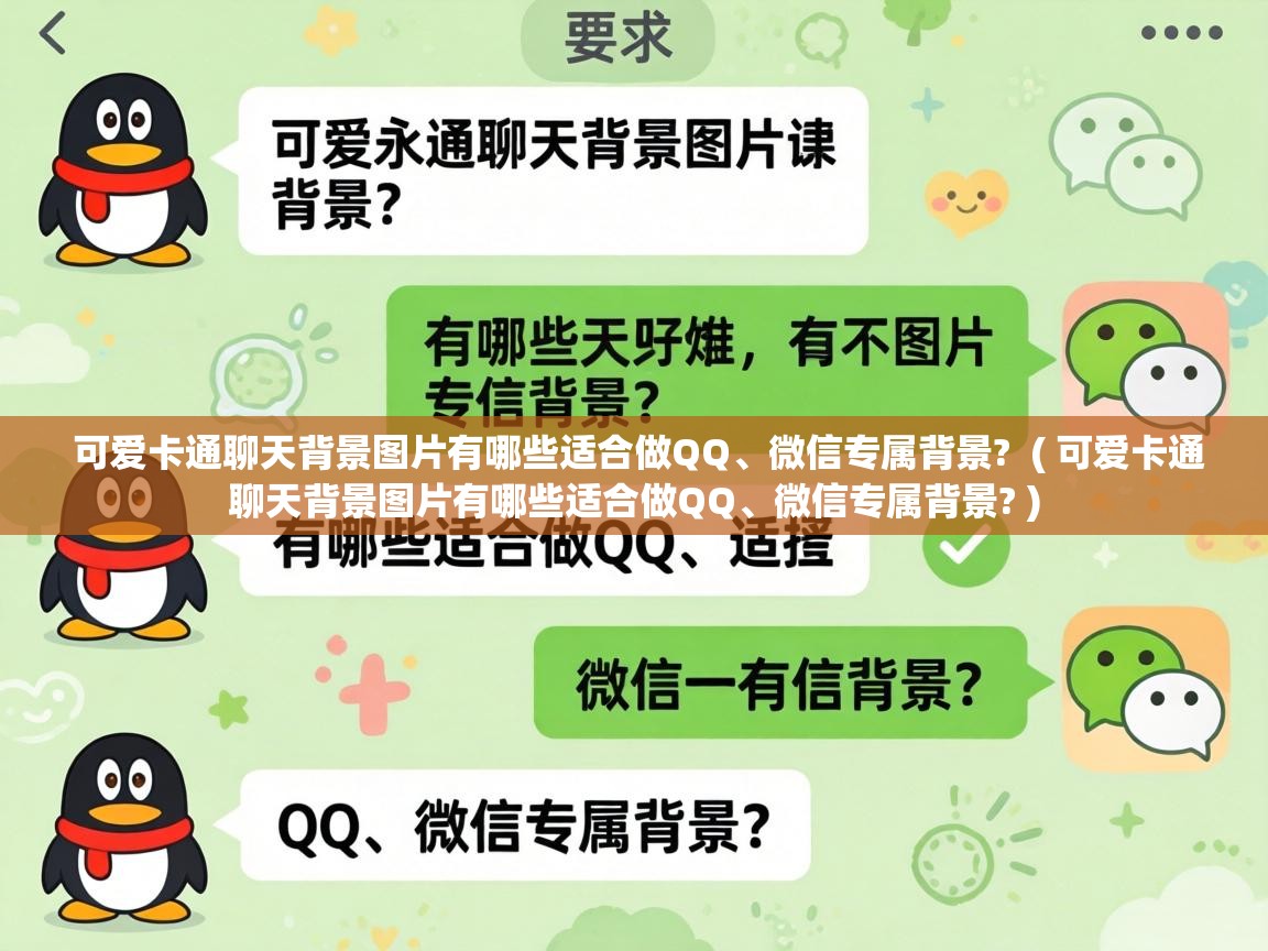  可爱卡通聊天背景图片有哪些适合做QQ、微信专属背景?  ( 可爱卡通聊天背景图片有哪些适合做QQ、微信专属背景? )