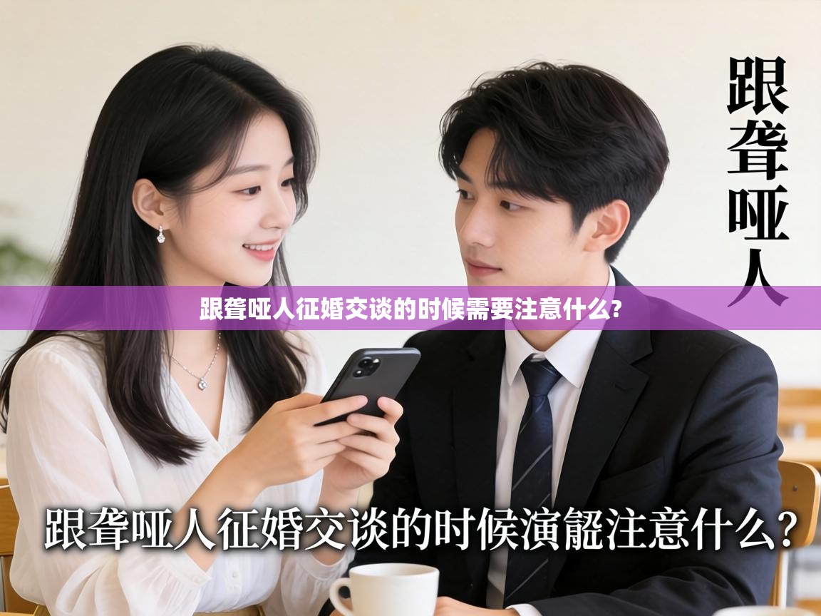  跟聋哑人征婚交谈的时候需要注意什么? 