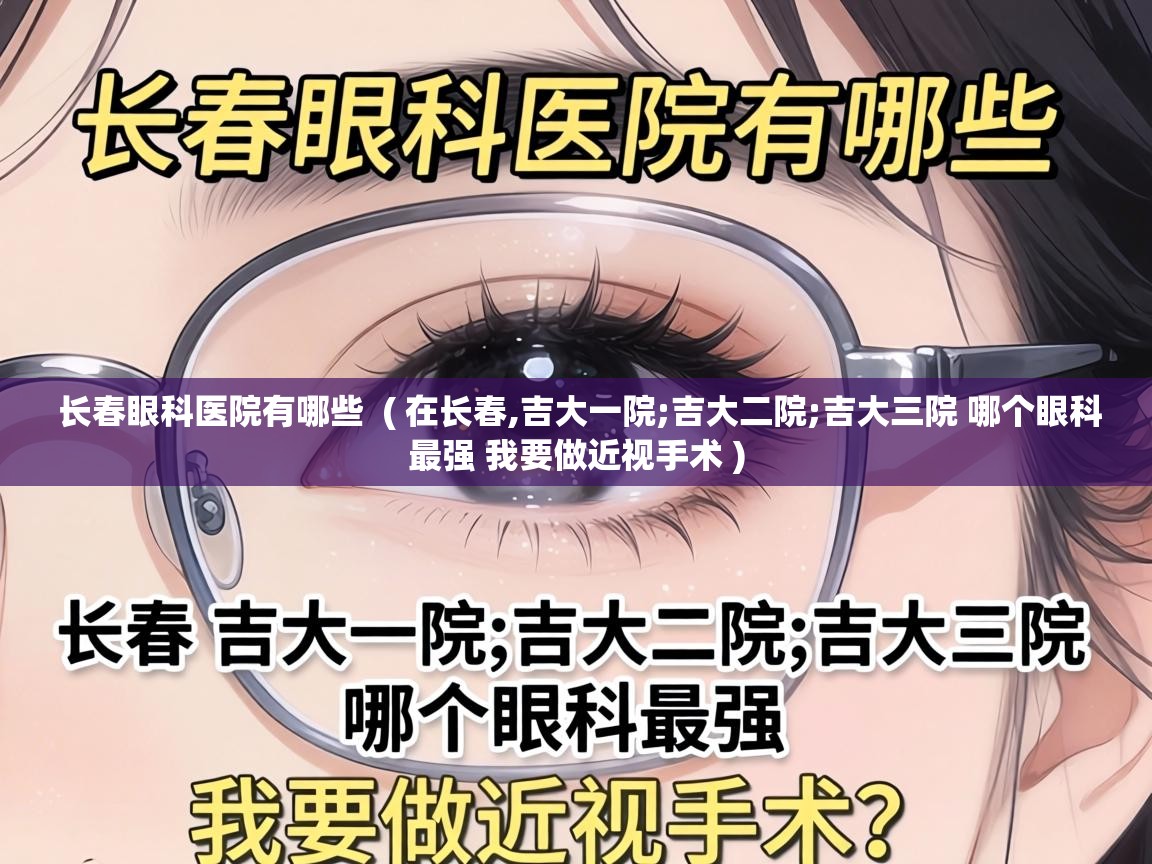  长春眼科医院有哪些  ( 在长春,吉大一院;吉大二院;吉大三院 哪个眼科最强 我要做近视手术 )