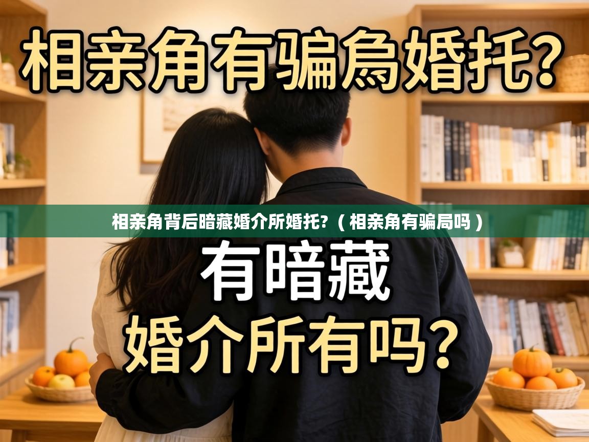  相亲角背后暗藏婚介所婚托?  ( 相亲角有骗局吗 )