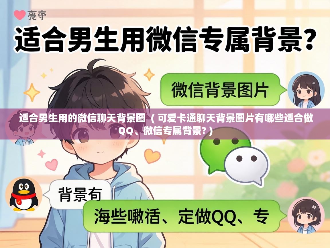  适合男生用的微信聊天背景图  ( 可爱卡通聊天背景图片有哪些适合做QQ、微信专属背景? )