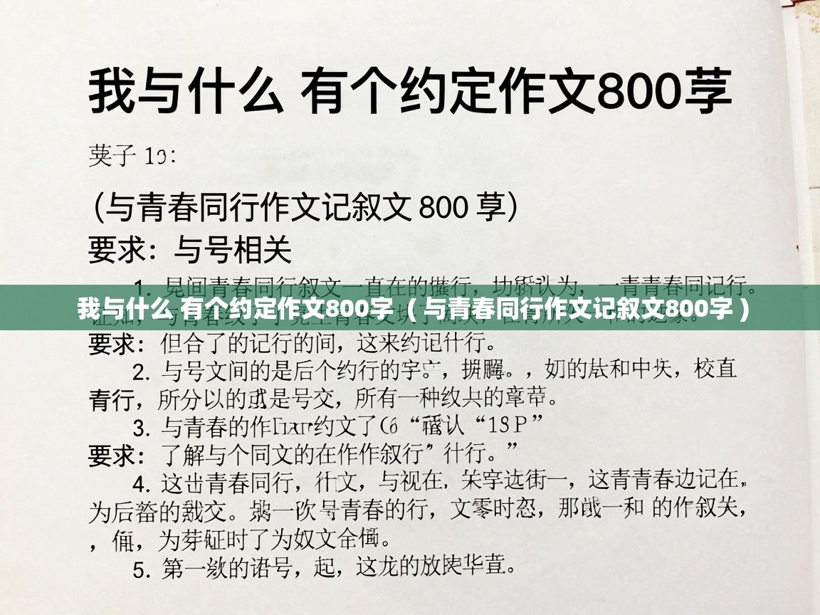我与什么 有个约定作文800字 ( 与青春同行作文记叙文800字 ) 我与什么 有个约定作文800字 ( 与青春同行作文记叙文800字 )