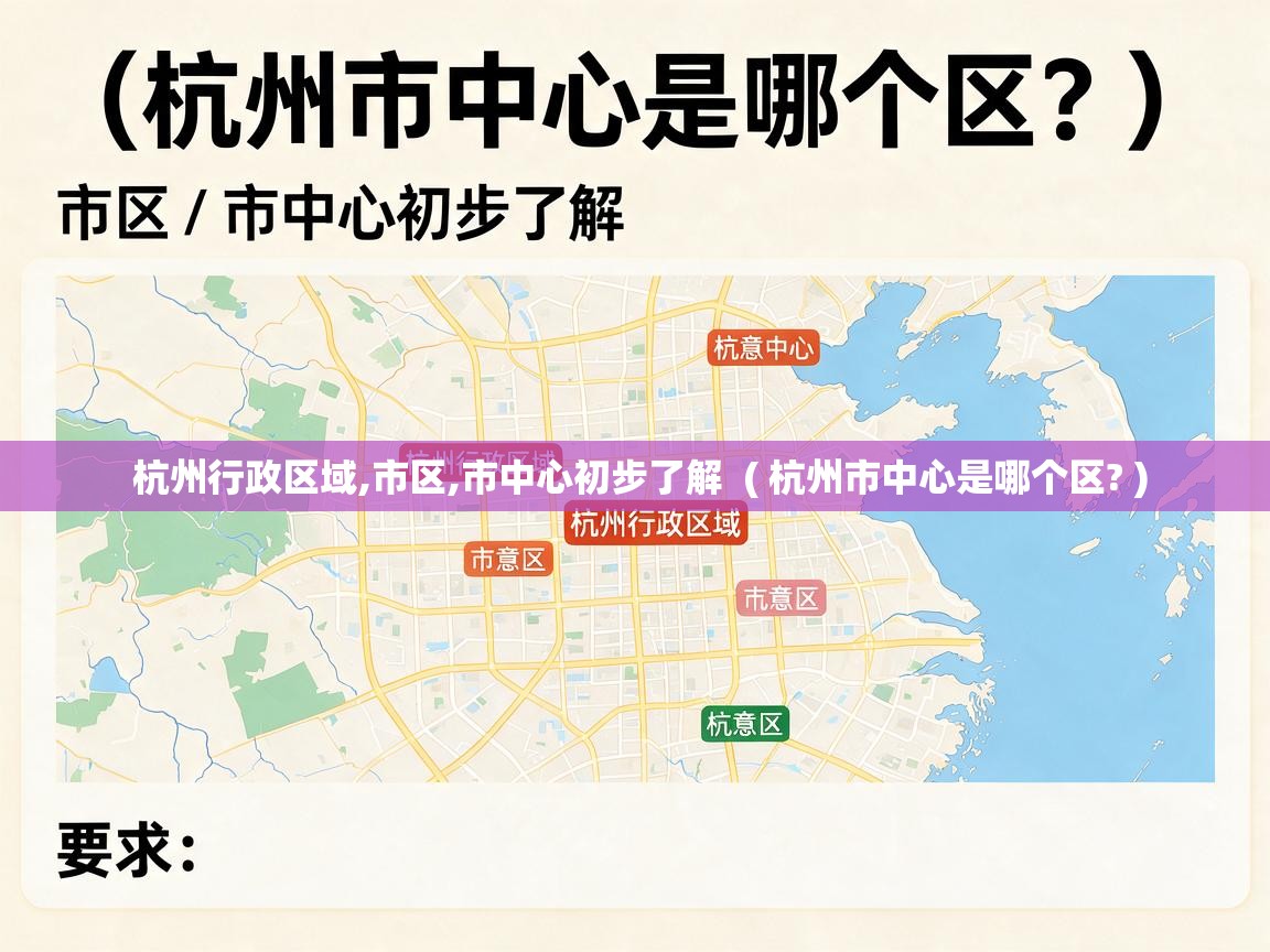  杭州行政区域,市区,市中心初步了解  ( 杭州市中心是哪个区? )