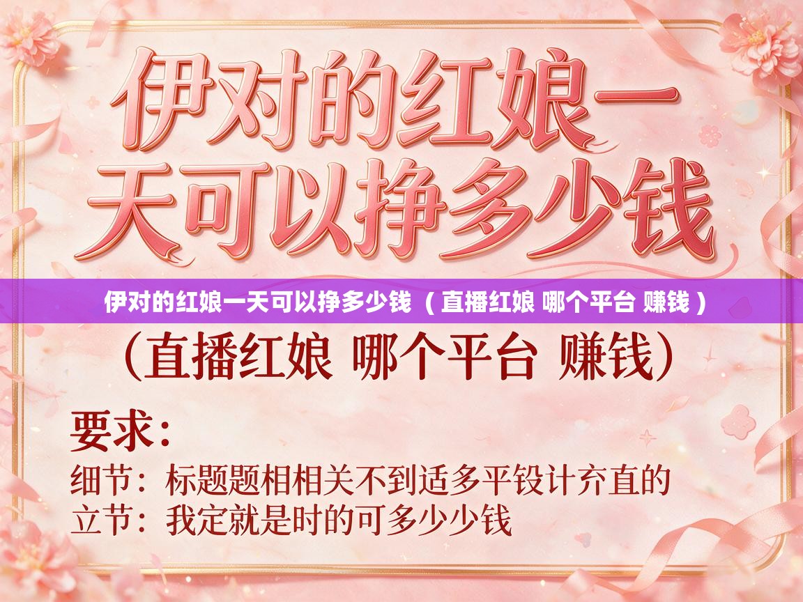  伊对的红娘一天可以挣多少钱  ( 直播红娘 哪个平台 赚钱 )